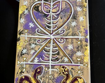 Maman Bridgitte Painting Gold Foil