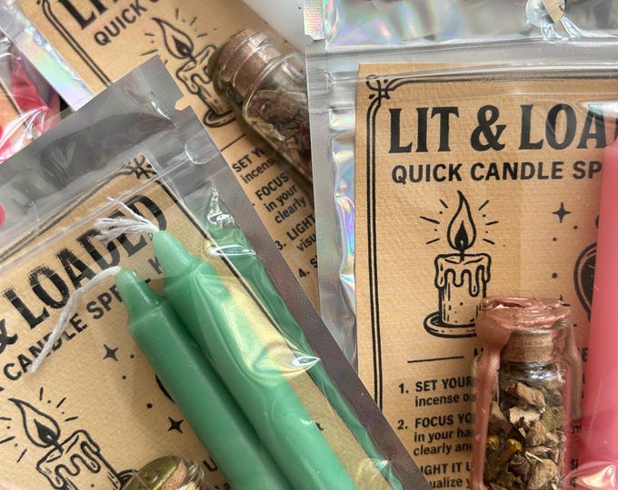 Lit and Loaded Quick Spell Candle Kit