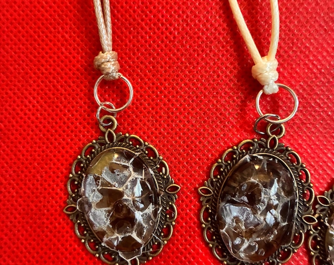 Rattle Snake Shed Skin Necklace Eternal Coil