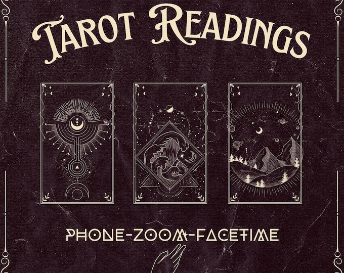Tarot Card Readings with Zehara- Phone, Zoom, Facetime, Email