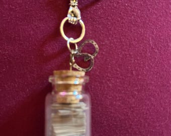 Money Drawing Good Luck Charm Pendant 20” necklace