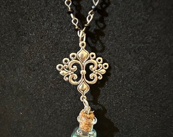Rosary Potion Bottle Witch Wicca