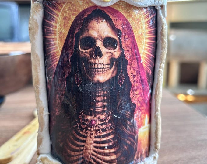 Charged Spirit Bottle Santa Muerta Altar Bottle Witchcraft