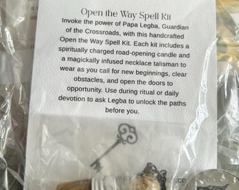 Open the Way Spell Kit Road Opener Papa Legba