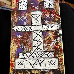 Baron Samedi Painting Silver Foil