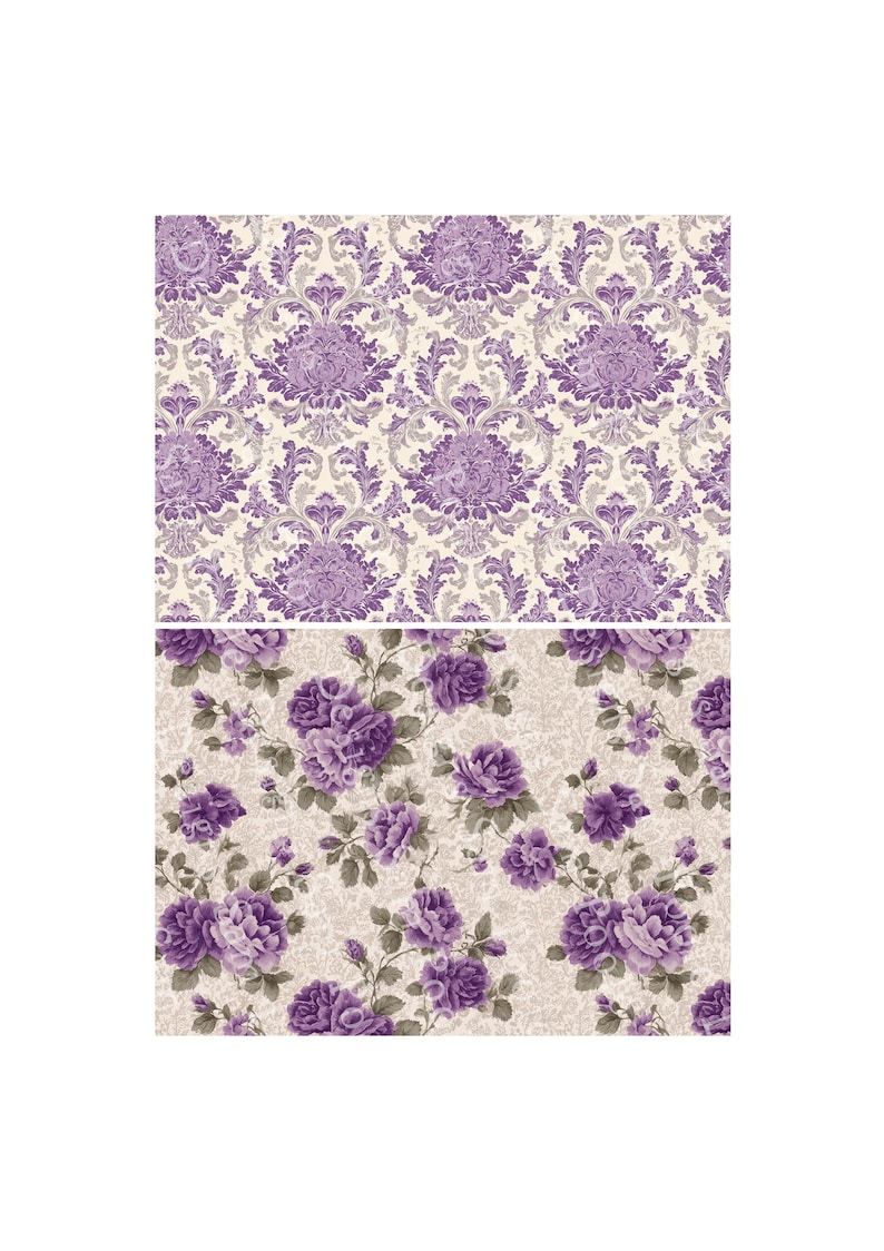 No. 4 Patterned Papers Printables A4 Paper Pack - Junk Journal (digital ...