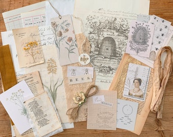 Honey Bee Inspiration Craft Bundle Kit Junk Journal