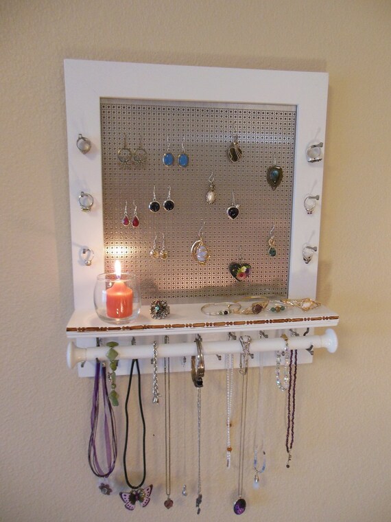 Items similar to wall jewelry organizer on Etsy