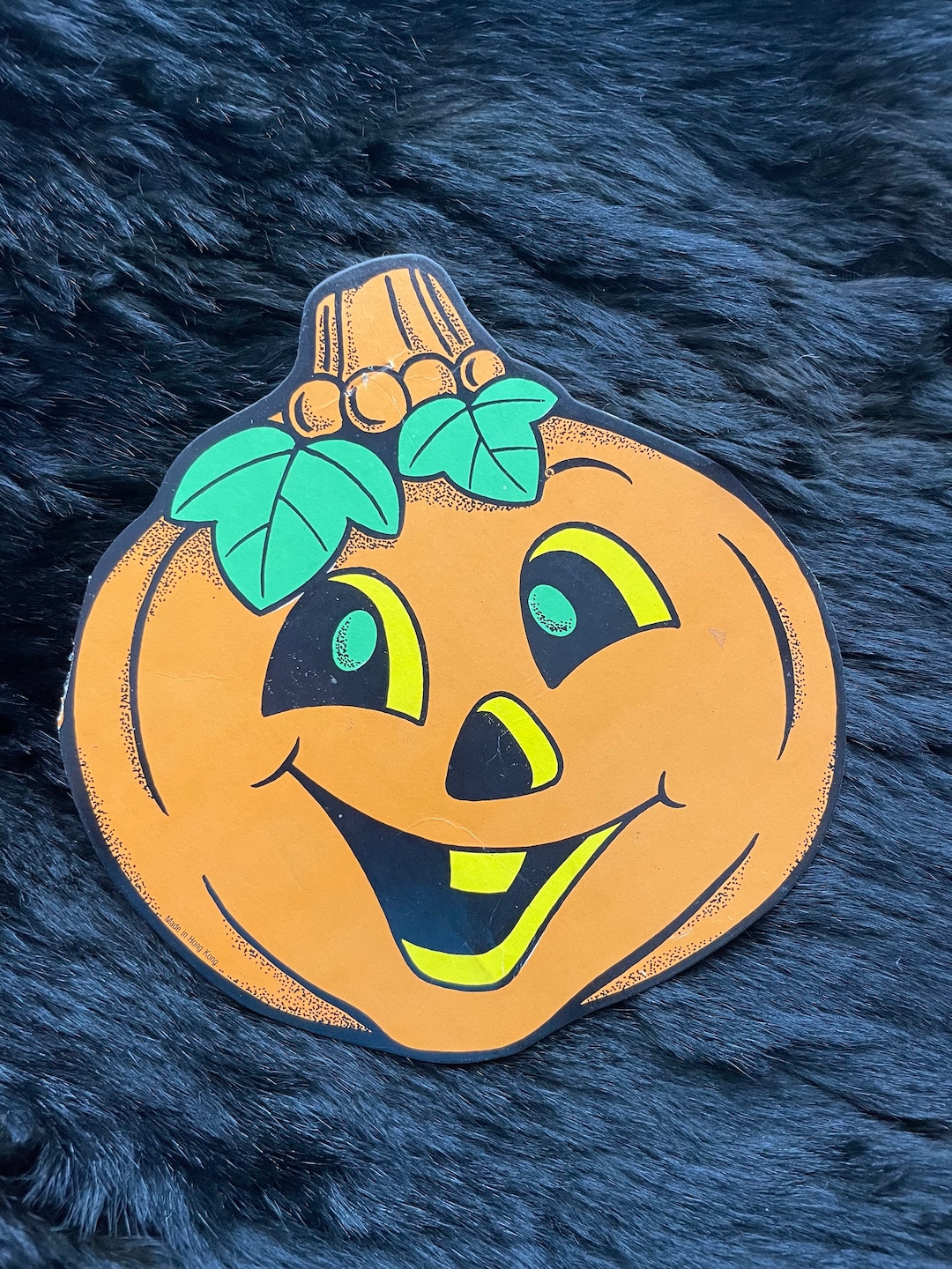 Vintage Halloween Pumpkin Die Cut - Etsy