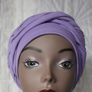 LAVENDER - Infinity Scarf Chemo Hat Chemo Headwear Cancer Alopecia includes Donated Chemo Scarf