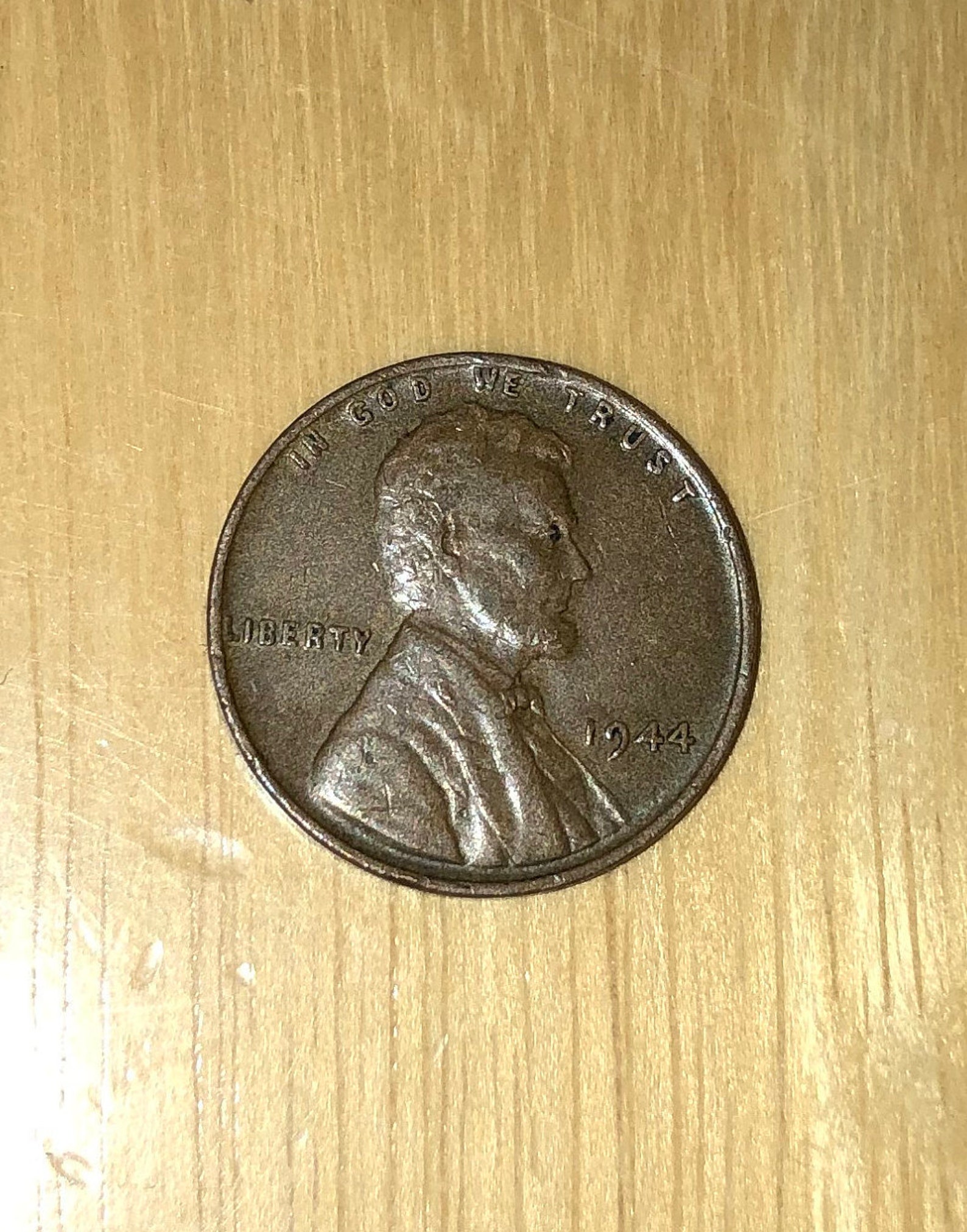 1 1944 Copper Wheat Penny Etsy