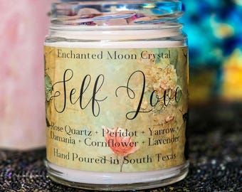 Self Love Candle, Self Confidence, Self Care, Divine Balance, Empath Healing, Positive Energy, Higher Self, Spiritual Wisdom, Inner Peace