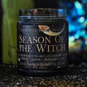 Season of the Witch Candle | Mabon | Hedge Witch | Samhain | Intention Candle | Spell Work | Witchy Candles | Thinning Veil