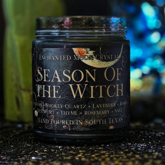Season of the Witch Candle, Samhain, Intention Candles, Grounding and Meditation, Protection, Witch's Brew
