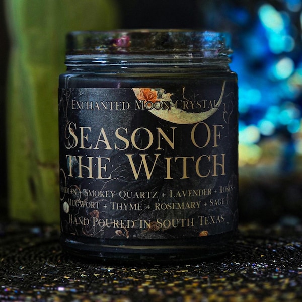 Season of the Witch Candle | Mabon | Hedge Witch | Samhain | Intention Candle | Spell Work | Witchy Candles | Thinning Veil