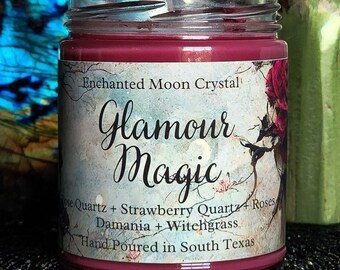 Glamour Magic Candle, Shapeshifting, Beauty Spell, Self Confidence, Remove Negative Beliefs, Self Love Candle, Witchcraft Supplies, Veiling