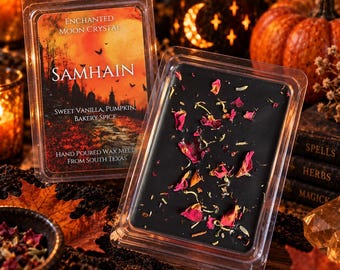 Samhain Wax Melt, Witchcraft Supplies, Halloween, Sabbat Ritual Wax Tarts, Autumn