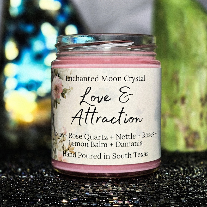 Love and Attraction Candle, Intention Candle, Love Spell, Come to me, Fidelity Spell, Irresistible Attraction Spell, Magnetic Attraction image 3