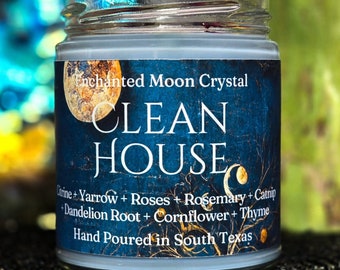 Clean House Candle, Spiritual Cleanse, Healing Energy, Positive Space, Energy Cleanse, Intention Candle, Home Cleanse , Clear Negativity