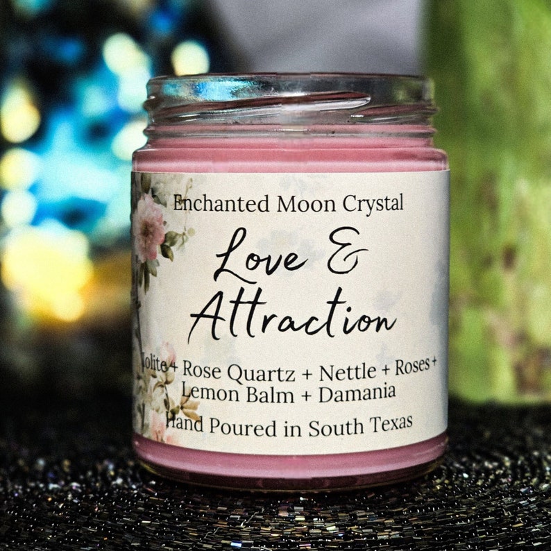 Love and Attraction Candle, Intention Candle, Love Spell, Come to me, Fidelity Spell, Irresistible Attraction Spell, Magnetic Attraction image 4