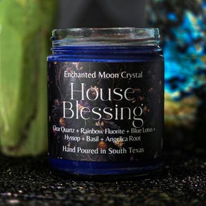 House Blessing Candle, Spiritual Healing, Manifesting, Energy Cleanse, Clear Negativity, Peaceful Home, Sacred Space, Calming Energy
