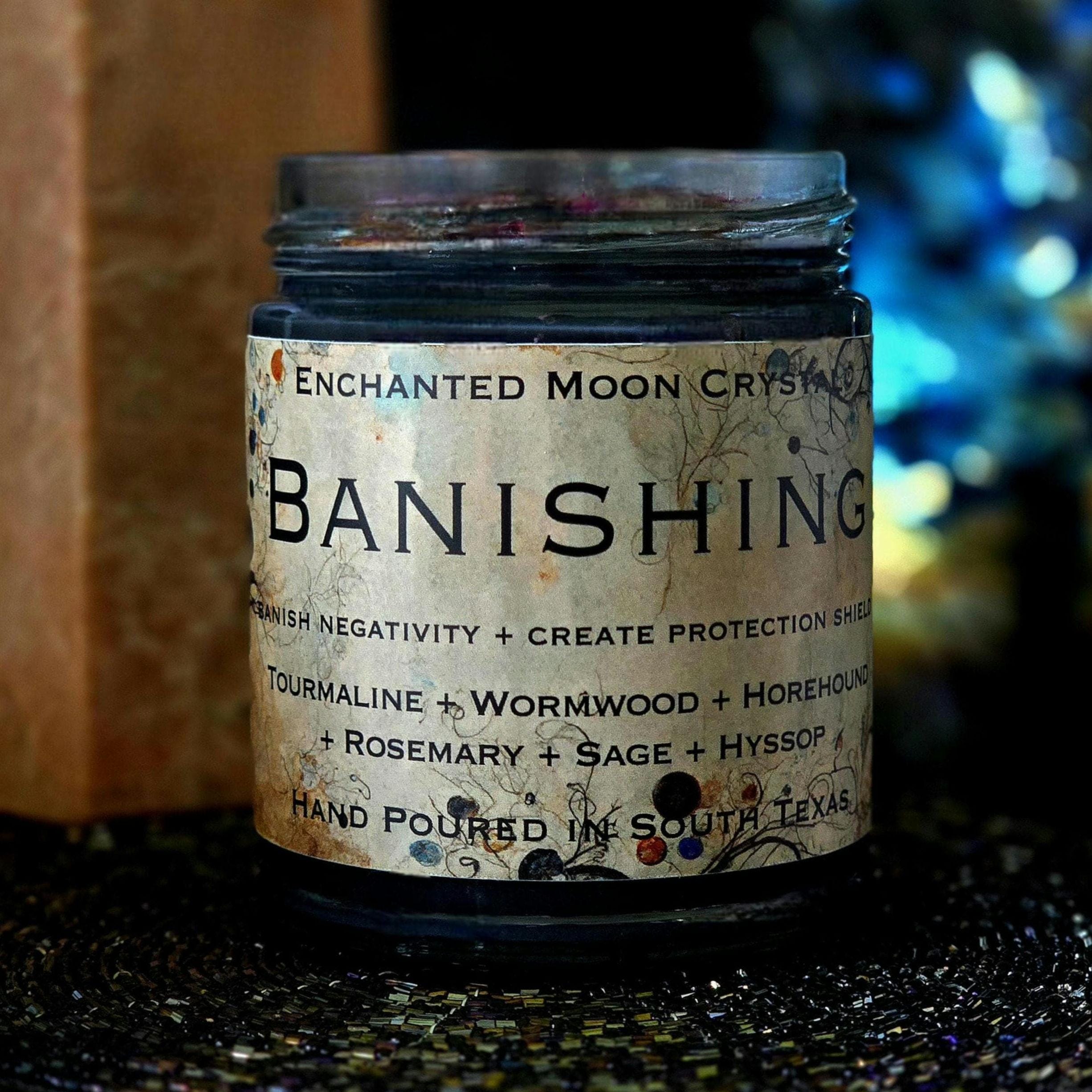Banishing Ritual Spell Candle, Cord Cutting, Remove Toxic Attachment, Clear Negatively, Spiritual Cleanse, Intention Candle, Protection