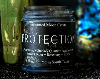Protection Candle | Ward Off Negativity | Shielding | Energy Cleansing | Spiritual Protection | Banishing | Uncrossing | Grounding