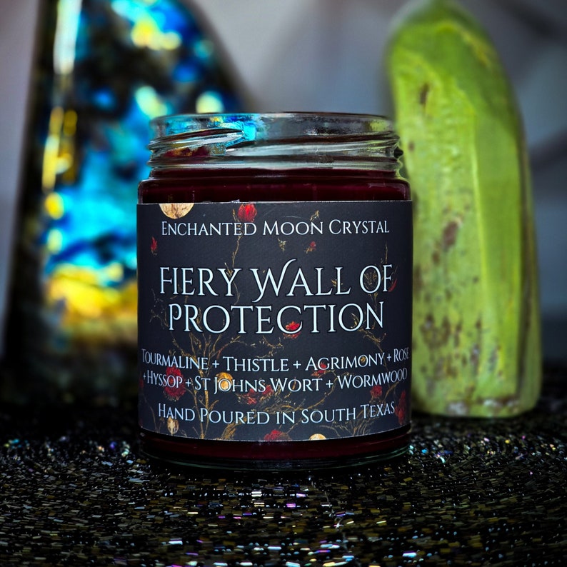 Fiery Wall of Protection, Spell Candle, Powerful Protection, Curse Removal, Witchcraft Supplies, Banishing, Protection Spell, Uncrossing image 3