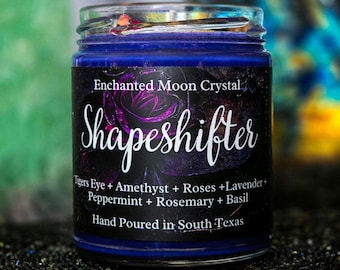Shapeshifter Candle, Glamor Magic, Transformation, Renewal, Spell Candle, Adaptability, Spiritual Growth, Embrace Change, Spiritual Wisdom