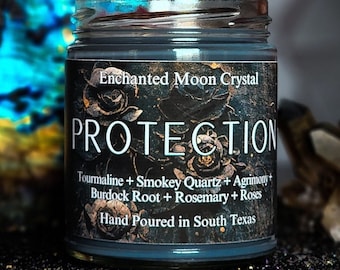 Protection Candle, Psychic Protection, Cleansing Ritual, Witchcraft, Remove Negativity, Banish Unwanted Attachments, Witchs Shield, Warding