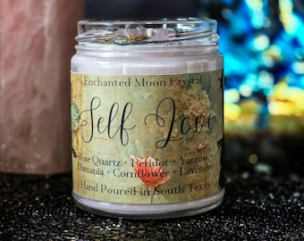 Self Love Candle | Self Confidence | Self Care | Divine Balance | Empath Healing | Positive Energy | Higher Self | Spiritual Wisdom