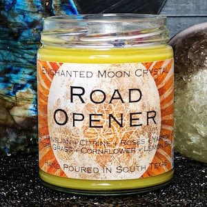 Road Opener Candle, New Opportunity, Hoodoo Candle, Intention Candle, Remove Blocks, Witchcraft Candle, Success Spell, Good Luck, Blessings image 6