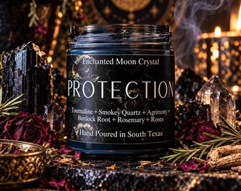 Protection Candle, Ward Off Negativity, Shielding, Energy Cleansing, Spiritual Protection, Banishing, Uncrossing, Grounding