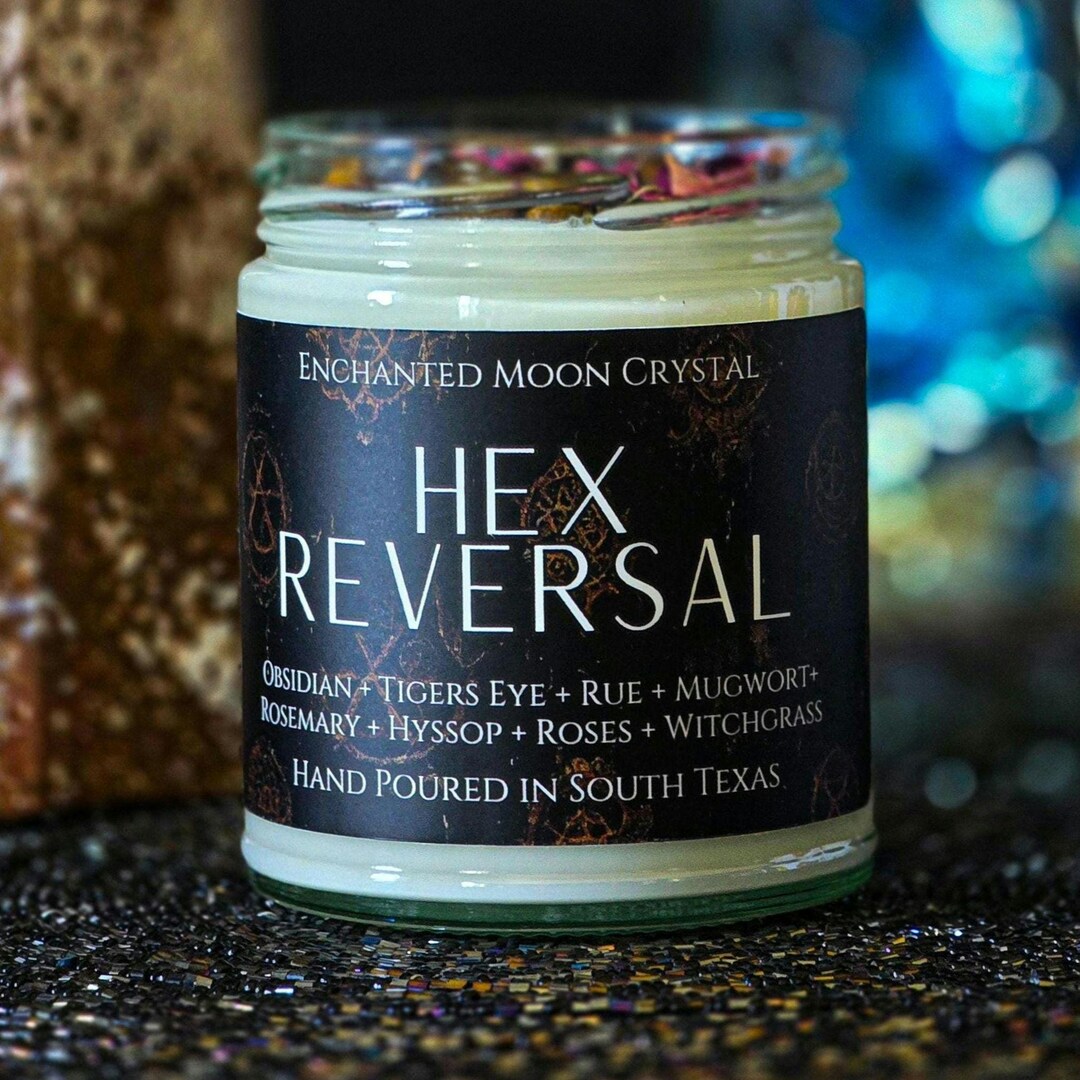 Hex Reversal Candle, Black Magic Reversal, Psychic Protection Spell ...