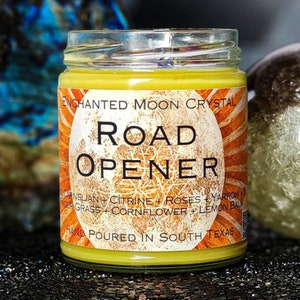 Road Opener Candle, New Opportunity, Hoodoo Candle, Intention Candle, Remove Blocks, Witchcraft Candle, Success Spell, Good Luck, Blessings image 1