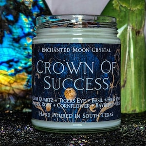 Crown Of Success, Hoodoo, Manifesting, Witchcraft Supplies, Success Spell, Dream Job, Powerful Spell, Intention Candle, Manifest Candle image 6