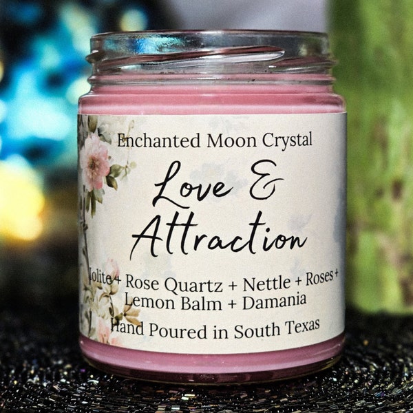 Love and Attraction Candle, Intention Candle, Love Spell, Come to me, Fidelity Spell, Irresistible Attraction Spell, Magnetic Attraction