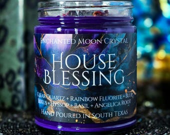 House Blessing Candle, Spiritual Healing, Clear Negativity, Peaceful Home, Sacred Space, Calming Energy