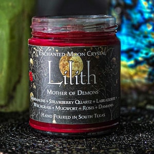 Lilith Ritual Spell Candle, Mother of Demons, Dark Goddess, Dark Feminine, Ancient History, Witchcraft Supplies