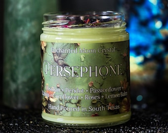 Persephone Candle | Witchcraft Supplies | Greek Goddess | Ritual Candle | Deity Invocation | Goddess of the Underworld