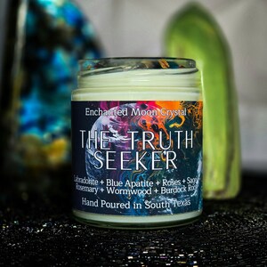 The Truth Seeker Candle, Remote Viewing, Intuition, Lift The Veil, Discernment, False Paradigms, Ancient Mysteries, Censored History image 9