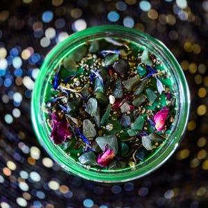 Money Drawing Intention Candle | Witchcraft Supplies | Wealth | Success | Abundance Spell | Hoodoo | Manifesting Ritual | Law of Attraction image 5