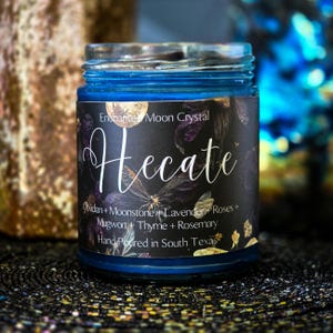 Hecate Candle, Dark Goddess, Witchcraft Supplies, Goddess of Witches, Intention Candle, Underworld, Greek Goddess, Dark Feminine Energy