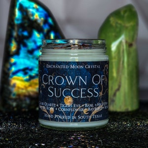 Crown Of Success, Hoodoo, Manifesting, Witchcraft Supplies, Success Spell, Dream Job, Powerful Spell, Intention Candle, Manifest Candle image 7