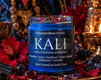 Goddess Kali Candle, Divine Mother, Liberation & Wisdom, Sovereign Presence, Personal Growth