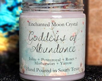 Goddess Of Abundance Candle, Confidence, Self Care, Powerful Feminine Energy, Divine Feminine, Goddess Energy, Manifesting Abundance, Beauty