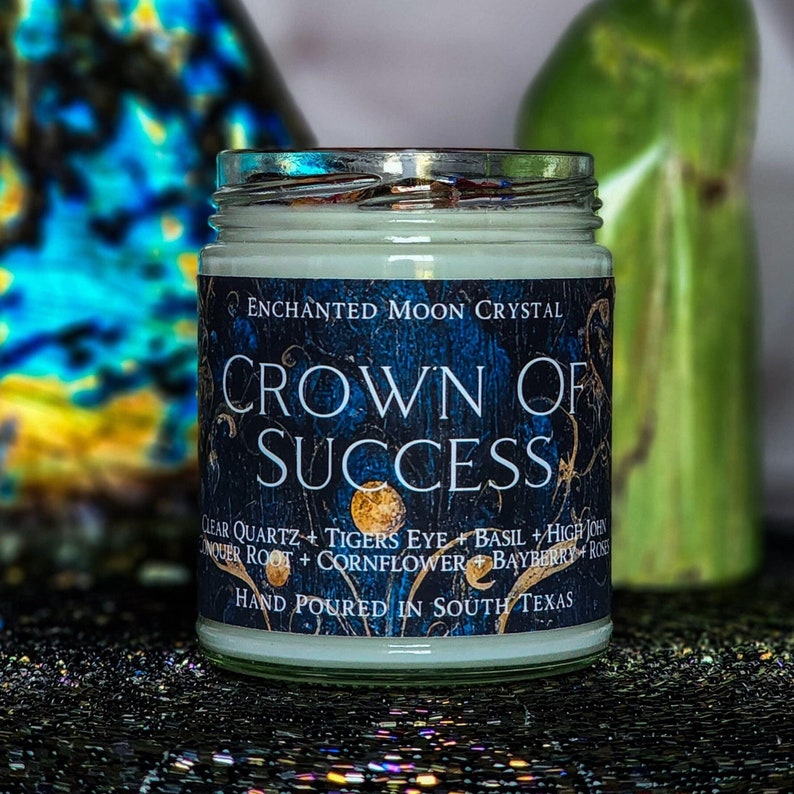 Crown Of Success, Hoodoo, Manifesting, Witchcraft Supplies, Success Spell, Dream Job, Powerful Spell, Intention Candle, Manifest Candle image 3