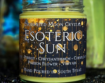 Esoteric Sun Candle, Ancient Wisdom, Occult Study, Ancient Sumerian, Alchemist, Sacred Geometry, The Hierophant, Masculine Energy, Symbolism