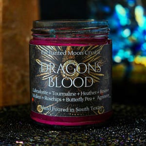Dragons Blood Candle, Witchcraft Candle, Powerful Dragon Energy, Manifest Sacred Fire, Spiritual Protection, Dragon Magic, Esoteric Wisdom