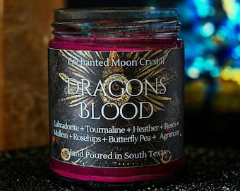 Dragons Blood Candle, Witchcraft Candle, Powerful Dragon Energy, Manifest Sacred Fire, Spiritual Protection, Dragon Magic, Esoteric Wisdom